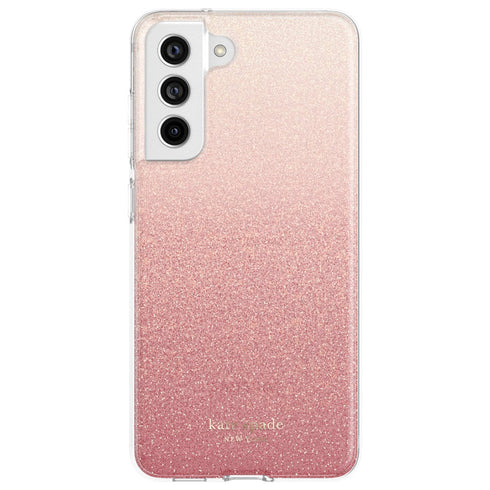 Kate Spade KSSA076GLOSN Protective Hardshell Case Galaxy S21 FE Glitter Ombre Sunset